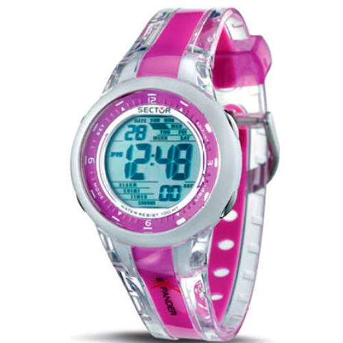 Image of Silicone med stål bagkasse Steel Touch Quartz Unisex ur fra Sector